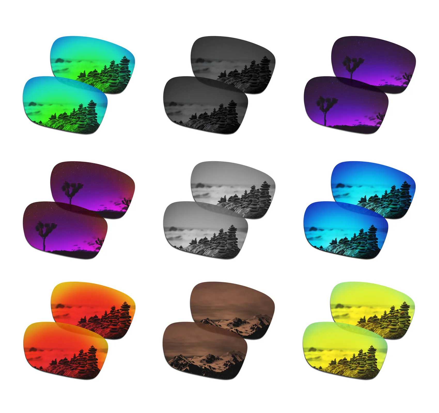 

SmartVLT Polarized Replacement Lenses for Oakley Holbrook Sunglasses - Multiple Options