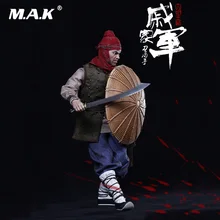 For Collection 1/6 Collectible Full Set KLG012 The Ming Dynasty Series Qi Jiajun Action Figure Double Heads Shield Weapon Model