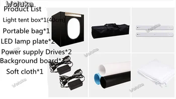 

LED Studio 40cm Light filling set shooting photo lamp box soft light box Simple photography props CD50 T13