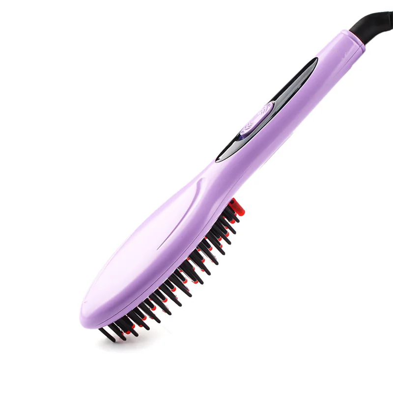 

Women Electric Hair Straightener Straight Comb Irons Brush Thermostatic Styling For Shop Home