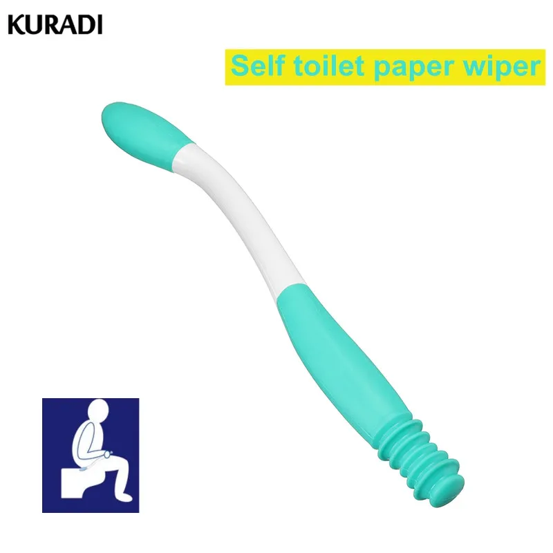 Long Handle Reach Comfort Bottom Wiper Pee Stool Self Wipe Assist Holde