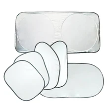 Автомобиль Солнцезащитная шторка Передняя Задняя оконная пленка козырек на лобовое стекло Крышка УФ Защита отражателя автомобиль-Стайлинг