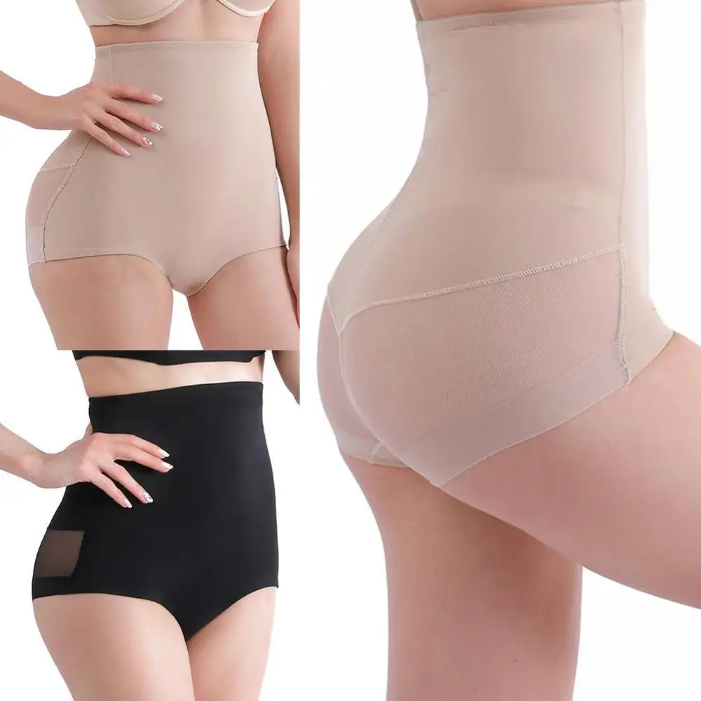 

Black Complexion Women High Waist Slim Control Panties Body Shaper Briefs Shapewear Underwear Firm body-shaping pants