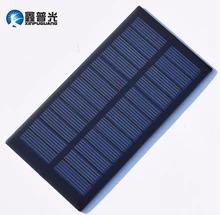 Xinpuguang 5pcs 1W 6V Mini Solar Panel Epoxy Resin DIY Mini Cell Module PCB for 3.7V Battery Toy LED Light Education Kit Charge