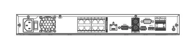 Dahua NVR5216-16P-4KS2E 16 каналов с 16 poe и NVR5232-16p-4KS2E 32 канала с 16 PoE портами максимальная поддержка 12MP разрешение 4K NVR Reader