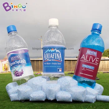 

FACTORY OUTLET 4x3m inflatable advert bottles customize three bottles / 1 set advertising for party event sales toy