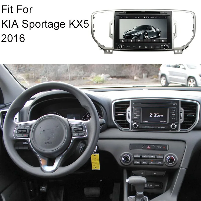 Clearance 8" Android Car DVD Player with BT GPS WIFI CANBUS,Audio Radio Stereo,Car PC/multimedia headunit for KIA SPORTAGE/KX5 2016 2017 9
