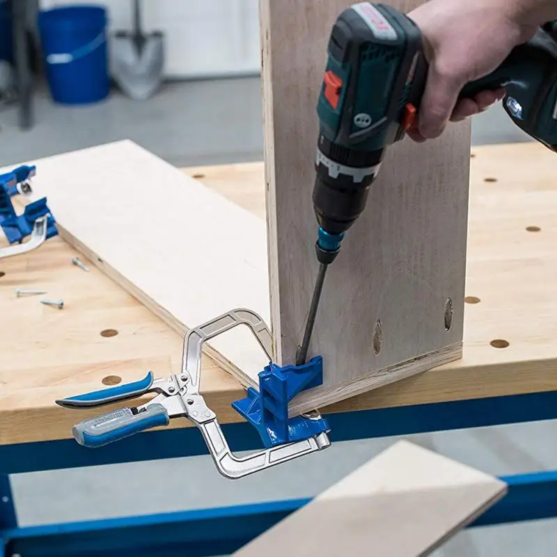  For Kreg Jigs KHCCC 90° Corner Miter Clamp Jigs T Joints Pro Multifunctional Miter Jigs Woodworking