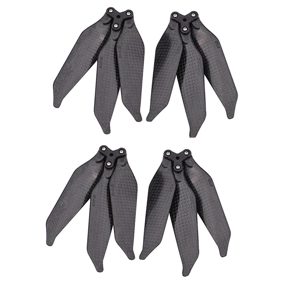 2 Pair Low Noise Propellers for DJI Mavic Pro Drone Foldable 8331 3-Blade Propeller Carbon Fiber Accessories Kit | Электроника