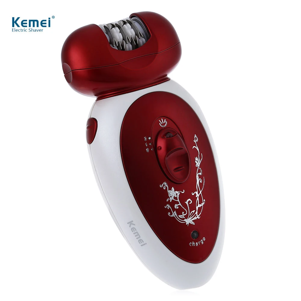 

Kemei KM-3048 Rechargeable Electric Epilator Hair Clipper Shaver Defeatherer for Lady