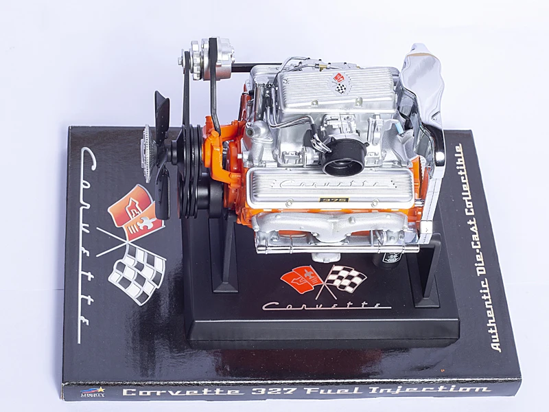 Редкий 1/6 CORVETTE 327 впрыска топлива LIBERTY Аутентичные литой модели двигателя|engine