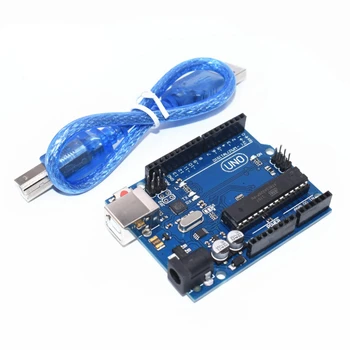 

10set UNO R3 for Compatible MEGA328P ATMEGA16U2 10PCS UNO R3 + 10PCS cables export trade version no logo