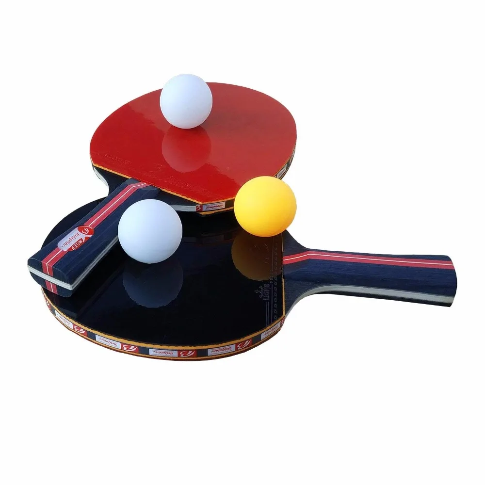 thumbnail image 2 of Liliful Table Tennis Set - 4 Paddles & 6 Balls For Indoor/Outdoor Fun With No-Slip Handles 2 of 10