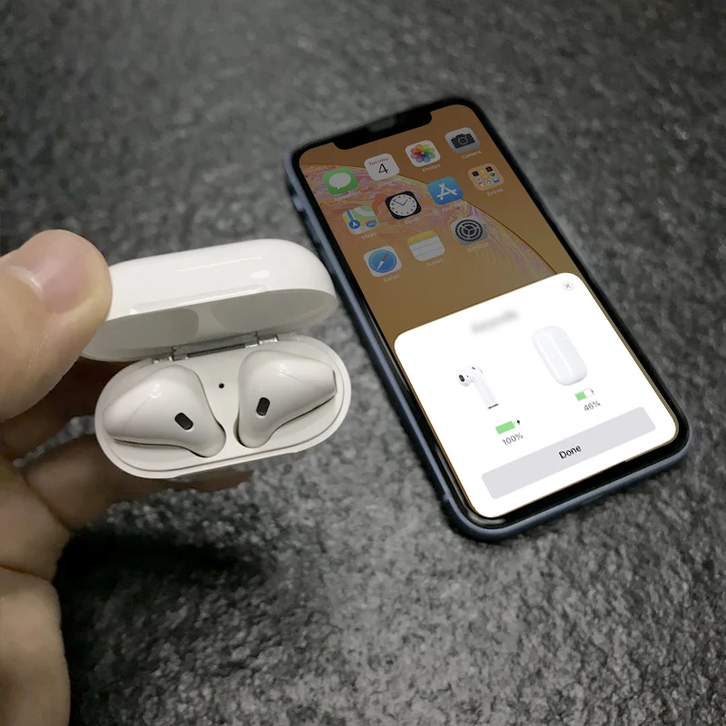 

i100 TWS Air 1 Bluetooth Earphone 1:1 Size W1 Chip Pop up With Sensor Wireless Headset Earbuds vs i80 tws
