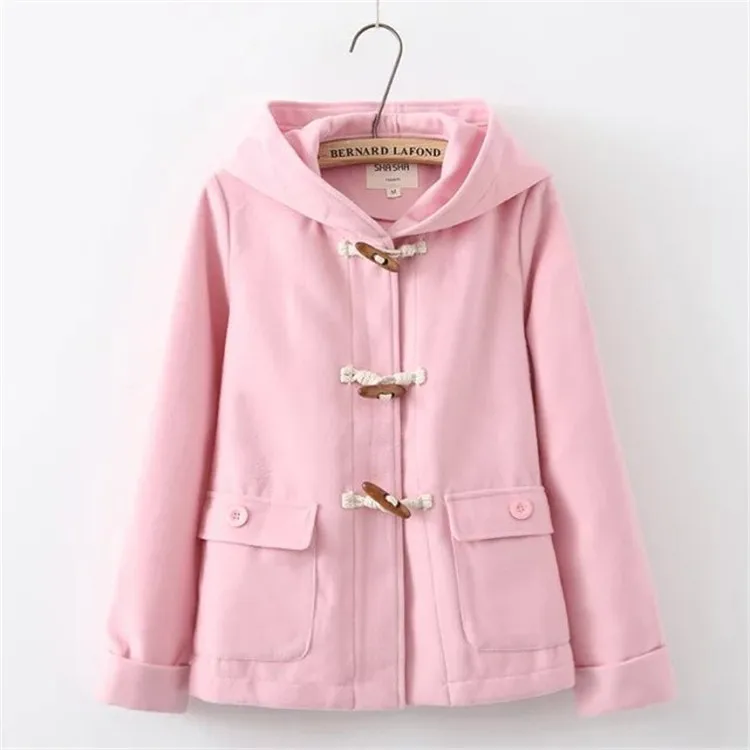 OLGITUM hoodies Black Pink Bear ears hood cute hoodies Winter Autumn font b Women b font