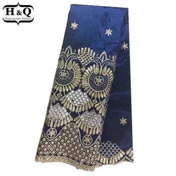 

Most Popular African George Fabric With Sequins Embroidery Indian George Wrapper Fabric Hollow Design For Beautiful Clothing