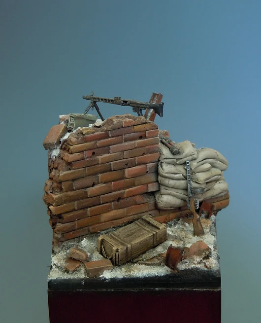 

Unassambled 1/35 ancient Scene base 50MM*50MM (HAVE parts ) Historical Resin kit miniature model Unpainted