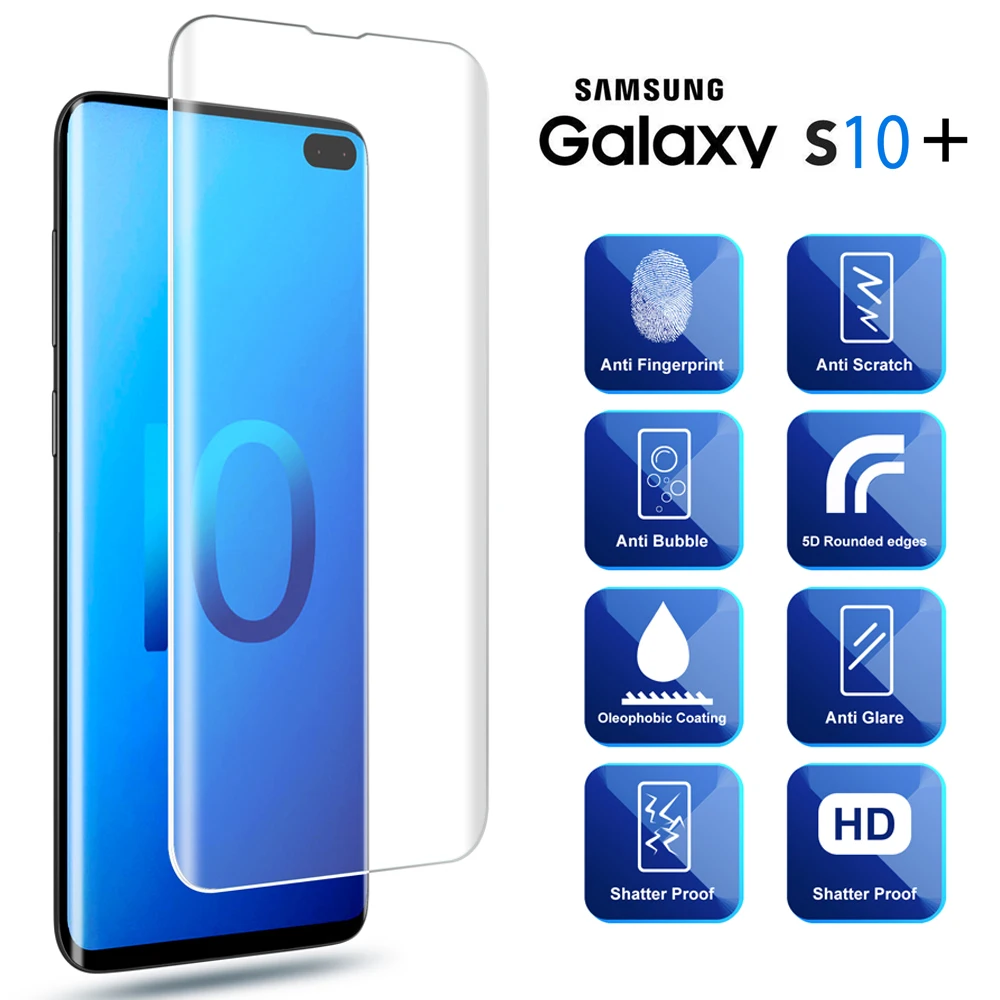 Мягкая пленка HD для Samsung Galaxy S10 + (не закаленное стекло) мембрана PET nano