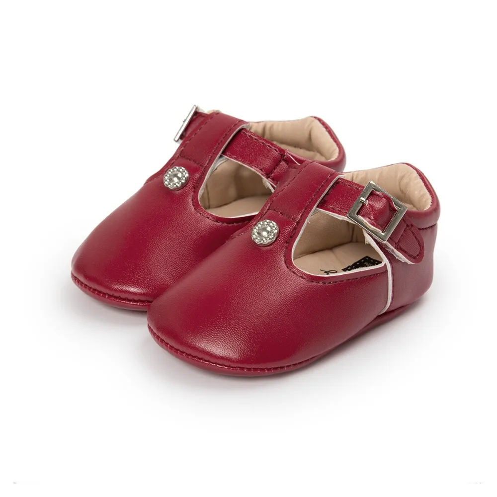 Soft PU Leather First Walkers For 0-18 Moth Newborn Baby Girls Boys Toddler Shoes Outdoor Prewalking Shoes Anti-slip Moccasins photo