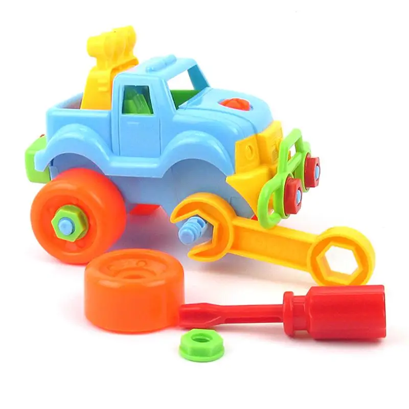 

DIY Assembly Toy Vehicle Plastic Detachable Car Model Toys Handwork Training Early Educational Kids Children Gifts Present