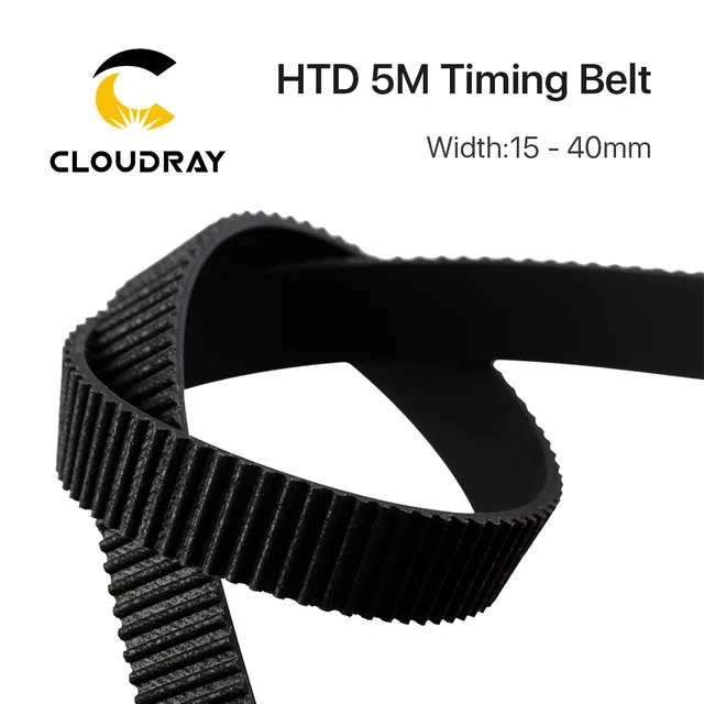 Cloudray HTD-5M Open Belt 5M Timing Belt 5M-15 20 25 30mm Polyurethane for CO2 Laser Engraving Cutting Machine 4