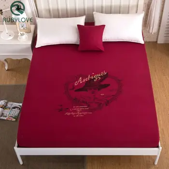 

Ballet Girl Printed Bed Sheet With Elastic Bed Linen 2 Size Mattress Covers Fitted Sheet