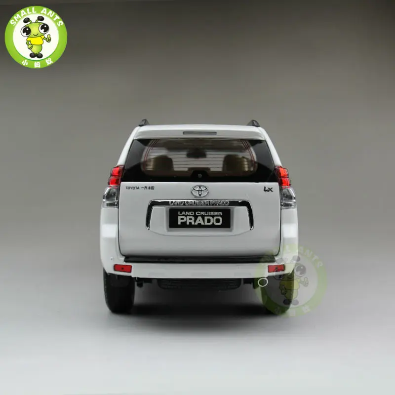 1/18 Land Cruiser Prado литая под давлением модель автомобиля SUV игрушки для подарков коллекция хобби белый без рисунка