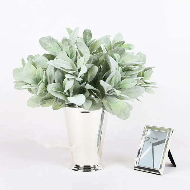 Simulation Artificial Plant Faux Vivid Leaves Decoration for Wedding Party Home H99F