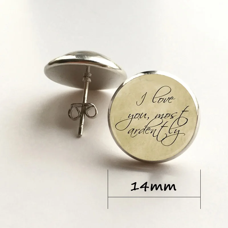 Я очень люблю вас, гордыня и предчувствие Джейн Остин Цитата ожерелье - Окраска металла: 14