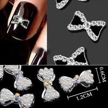 3d Alloy Rhinestone Bow Tie Nail Art Decorations,10pcs Crystal DIY Nail Glitter Accessories Jewelry 3d Alloy Rhinestone Bow Tie Nail Art Decorations,10pcs Crystal DIY Nail Glitter Accessories Jewelry