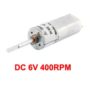 

UXCELL Hot Sale 1Pcs DC 6V 400RPM 3mm x 22mm Shaft Speed Reducer DC Geared Motor JL-16A050