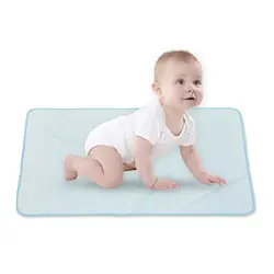 61*47 см бамбуковое волокно новорожденного ребенка сплошной цвет пеленка для кровати пеленания лист коврик покрытие мочи матрас для