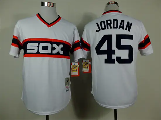 michael jordan white sox jersey black