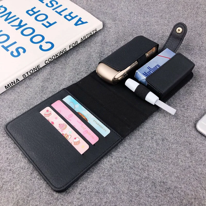 JINXINCHENG кожаный чехол-кошелек для Iqos 3,0, сумка-чехол, сумки для переноски, аксессуары, 4 цвета