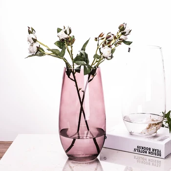 

Nordic Fashion Flower Device Simple Glass Vase Living Room Decoration Home Flower Vase for Weddings