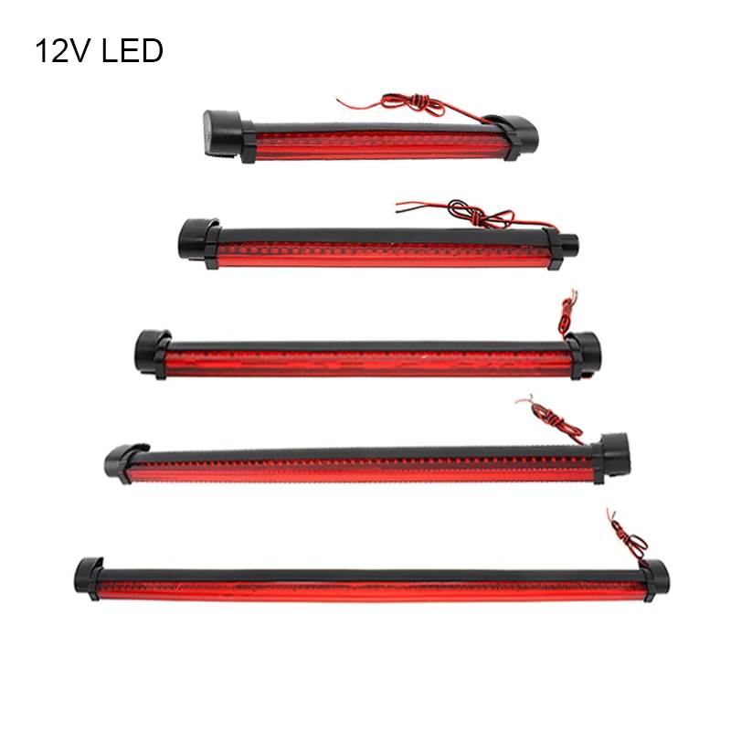 

12V Universal Red LED Car Styling Third Brake Light Bar Fog Lamp Rear Windshield Tail Light High Mount Stop 3RD Warning Light