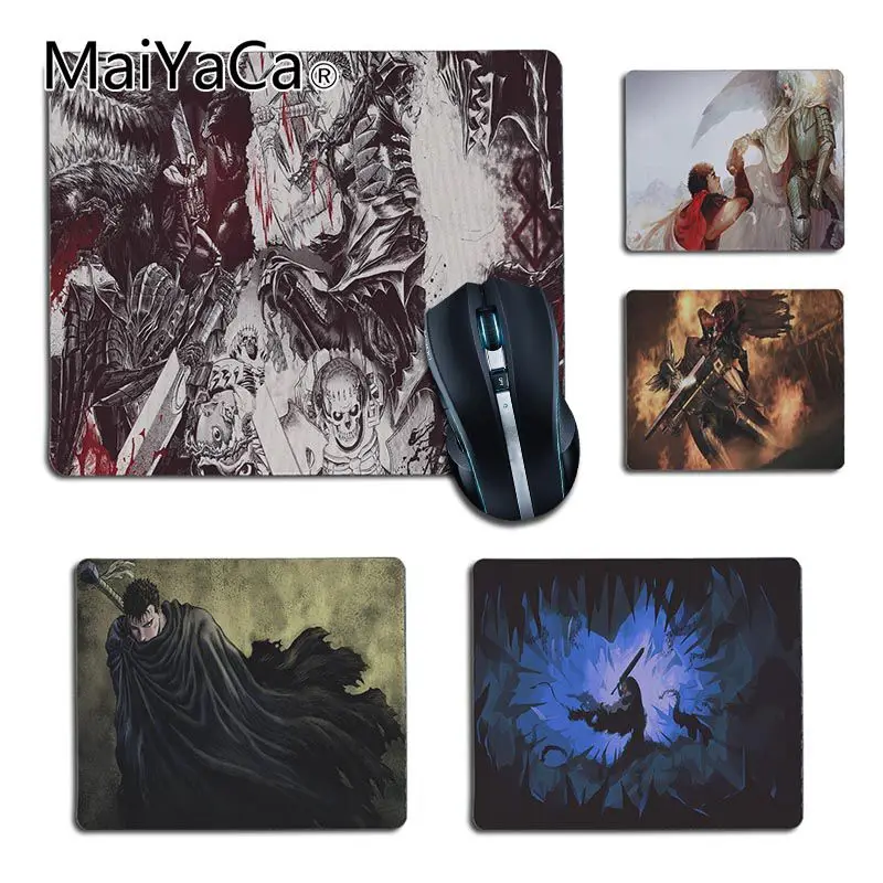 MaiYaCa собственные коврики Berserk аниме Удобный маленький коврик для мыши игровой