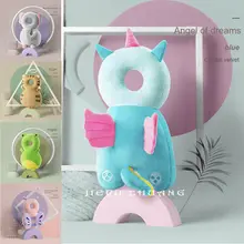 2020 Newborn Toddler Baby Head Protector Safety Pad Cushion Back Prevent Injured Unicorn Bee Cartoon Security Pillows 1-3Y