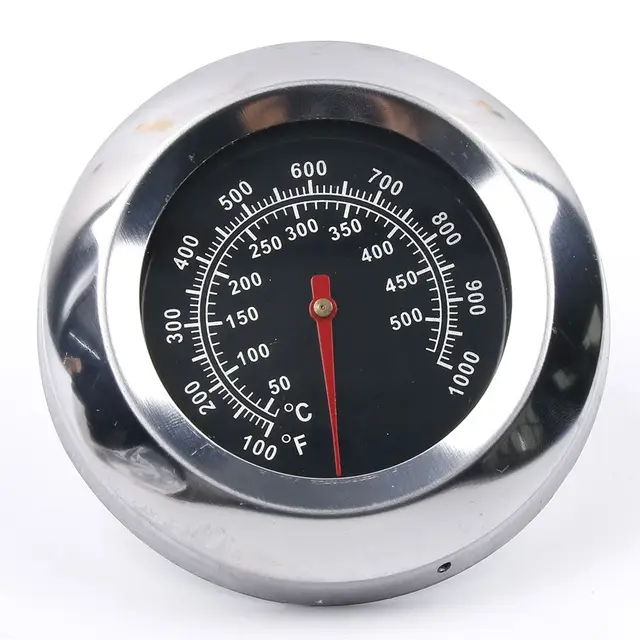 Outdoor Stainless Steel DIAL Display Kitchen Thermometer Roast Barbecue
