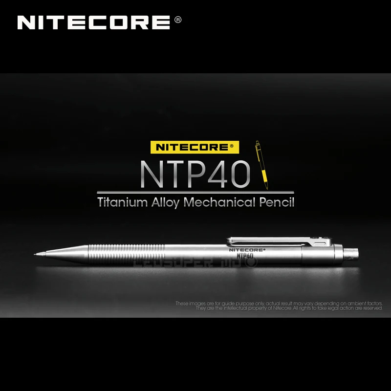 Немецкий механический карандаш NITECORE NTP40 из титанового сплава с лучшим опытом письма