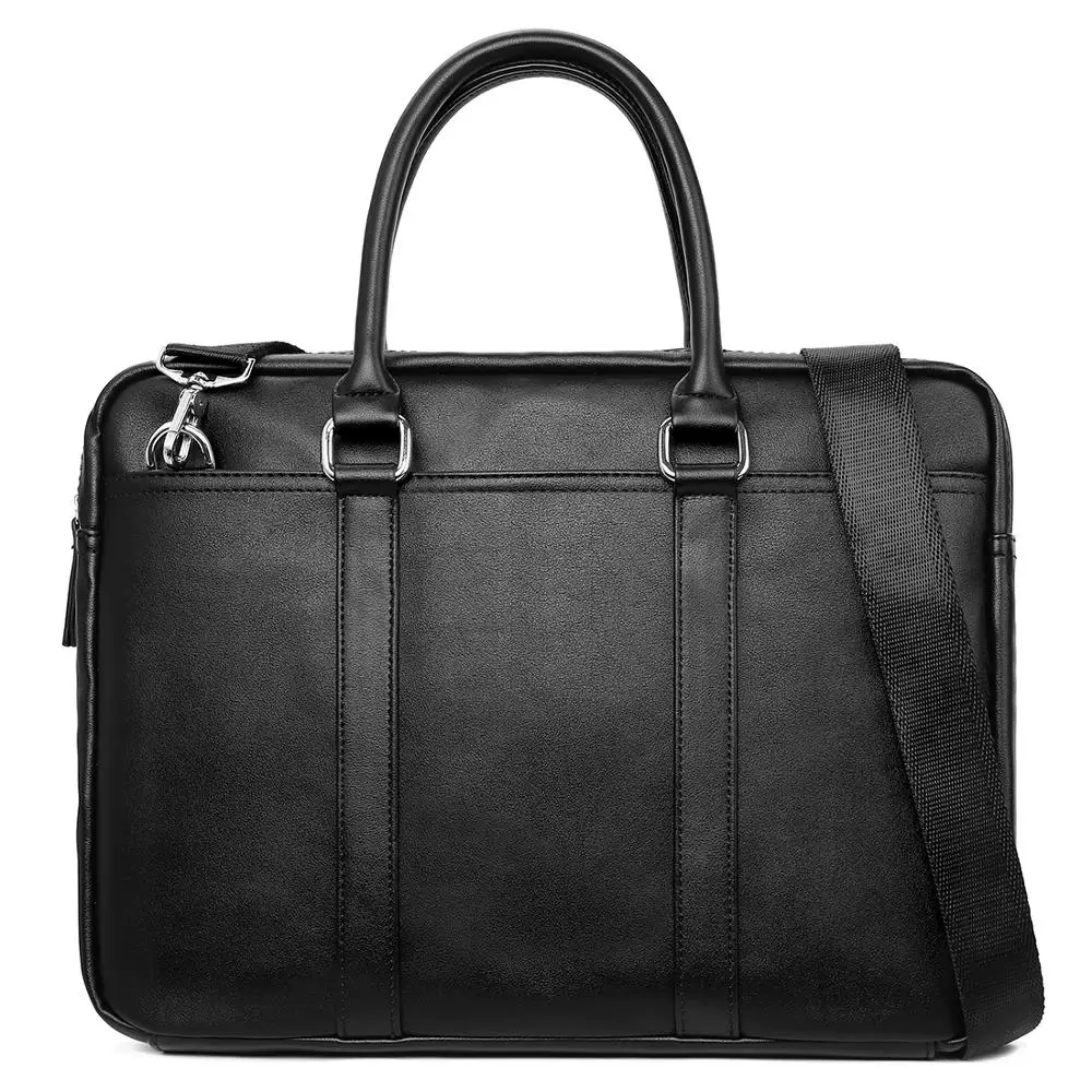 VICUNA POLO модная мягкая кожаная мужская сумка на плечо большой емкости для ноутбука