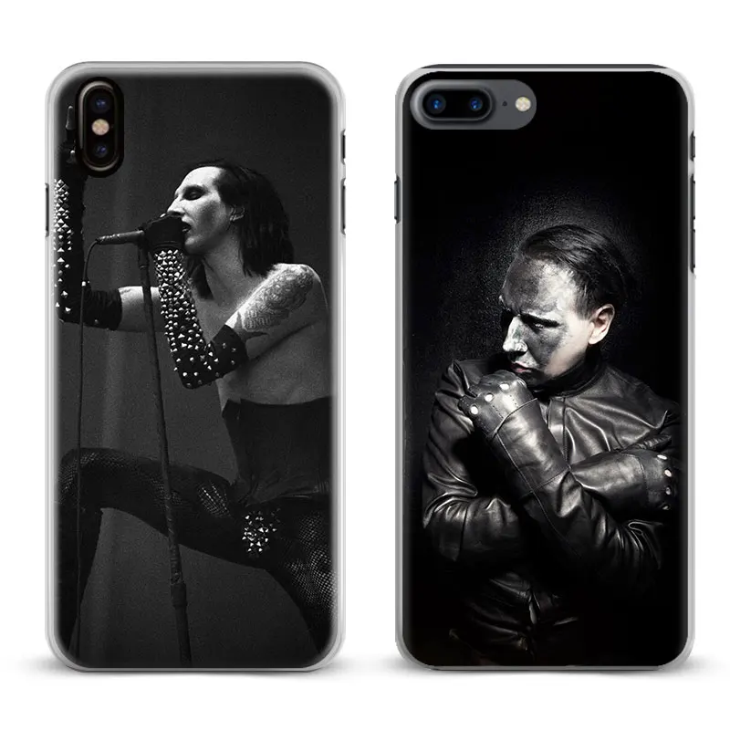 

Marilyn Manson Fashion Coque Phone Cases Shell Cover Bag For Apple iPhone 4 4s 5 5s SE 6 6Plus 6s 6sPlus 7 7Plus 8 8Plus X