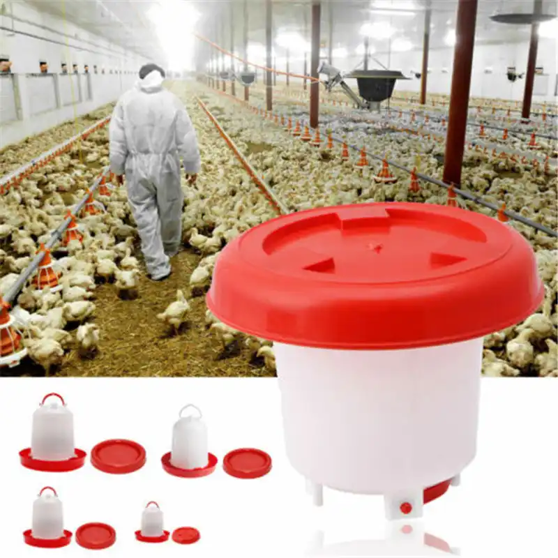 Chicken Water Dispenser Feeder Drinker Poultry Chick Hen Quail