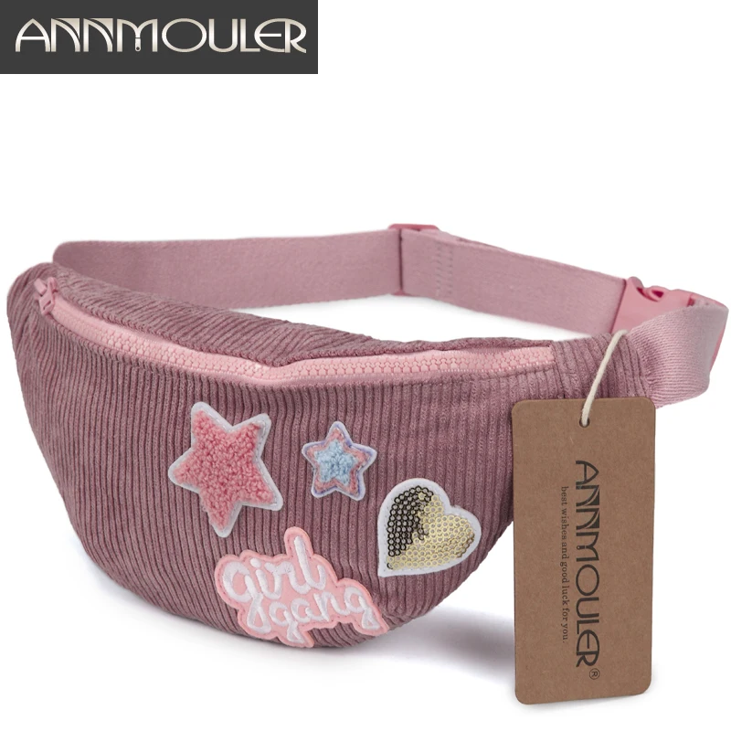 Annmouler العلامة التجارية أزياء الفتيات الخصر حقيبة البوليستر حزمة مراوح عالية الجودة خليط الخصر حزمة قابل للتعديل الوردي محفظة تربط حول الخصر Annmouler العلامة التجارية أزياء الفتيات الخصر حقيبة البوليستر حزمة مراوح عالية الجودة خليط الخصر حزمة قابل للتعديل الوردي محفظة تربط حول الخصر
