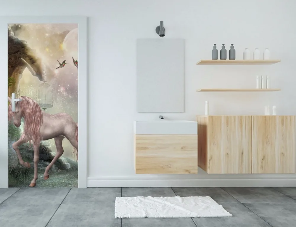 door-stickers-bathroom-themes-einhorn-im-mondenschein