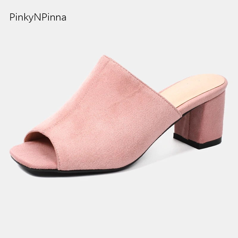 suede mule slippers women's