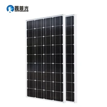 Xinpuguang 200w Solar Panel Kit 2*100w 1175*530*25MM Solar Photovoltaic PV Monocrystalline Silicon Cell Home Power Charge China