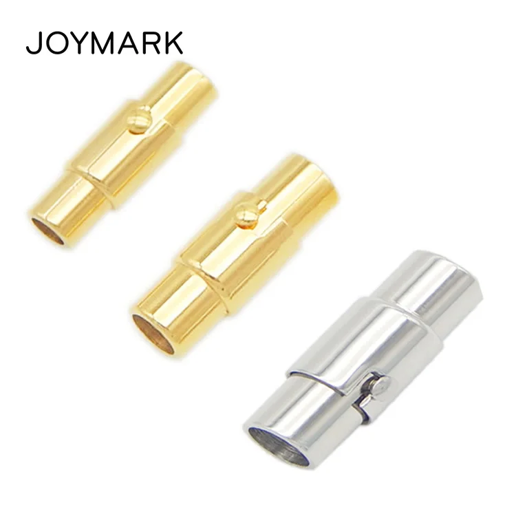 

8 Sizes 2mm-10mm Hole Stainless Steel Swivel Double Insurance Magnetic Clasps Jewelry Making Accessories BXGC-027