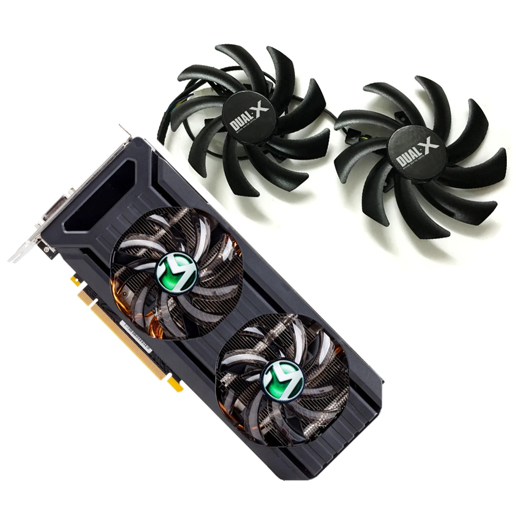 GTX1060/1070 1070Ti GPU VGA карты кулер альтернативный охлаждающий вентилятор для MAXSUN GTX1070 GTX