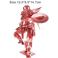 3D металлические Пазлы Модель для взрослых детей DIY головоломки 7 звезд уровень сложности "щит человек" развивающие игрушки Коллекция Рождественские подарки